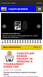 Mobile Screenshot of coquitlamminorhockey.org